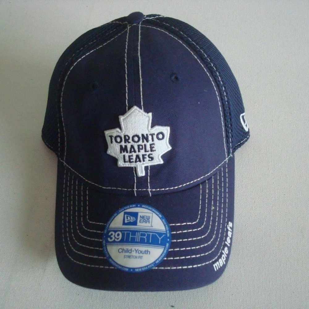 TORONTO MAPLE LEAFS NEW ERA  YOUTH KIDS VINTAGE 00 Y2K HAT CAP M5‎